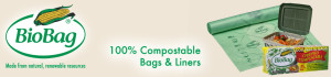 100% Compostable bags and liners